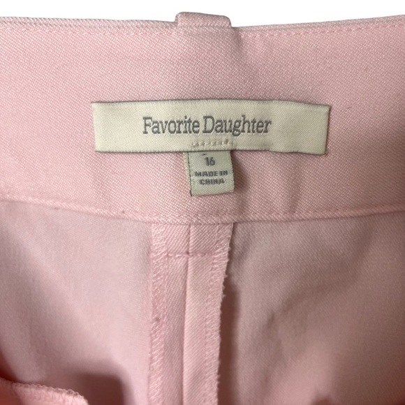 Favorite Daughter The Favorite Pant Wide Leg Light Pink Size 16 Trousers Pleated - Picture 9 of 11